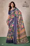 Maahi Vol 04 By Kashvi Linen Printed Saree Wholesale Market In Surat